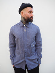 English Pistol Pocket Shirt - Twisted Indigo
