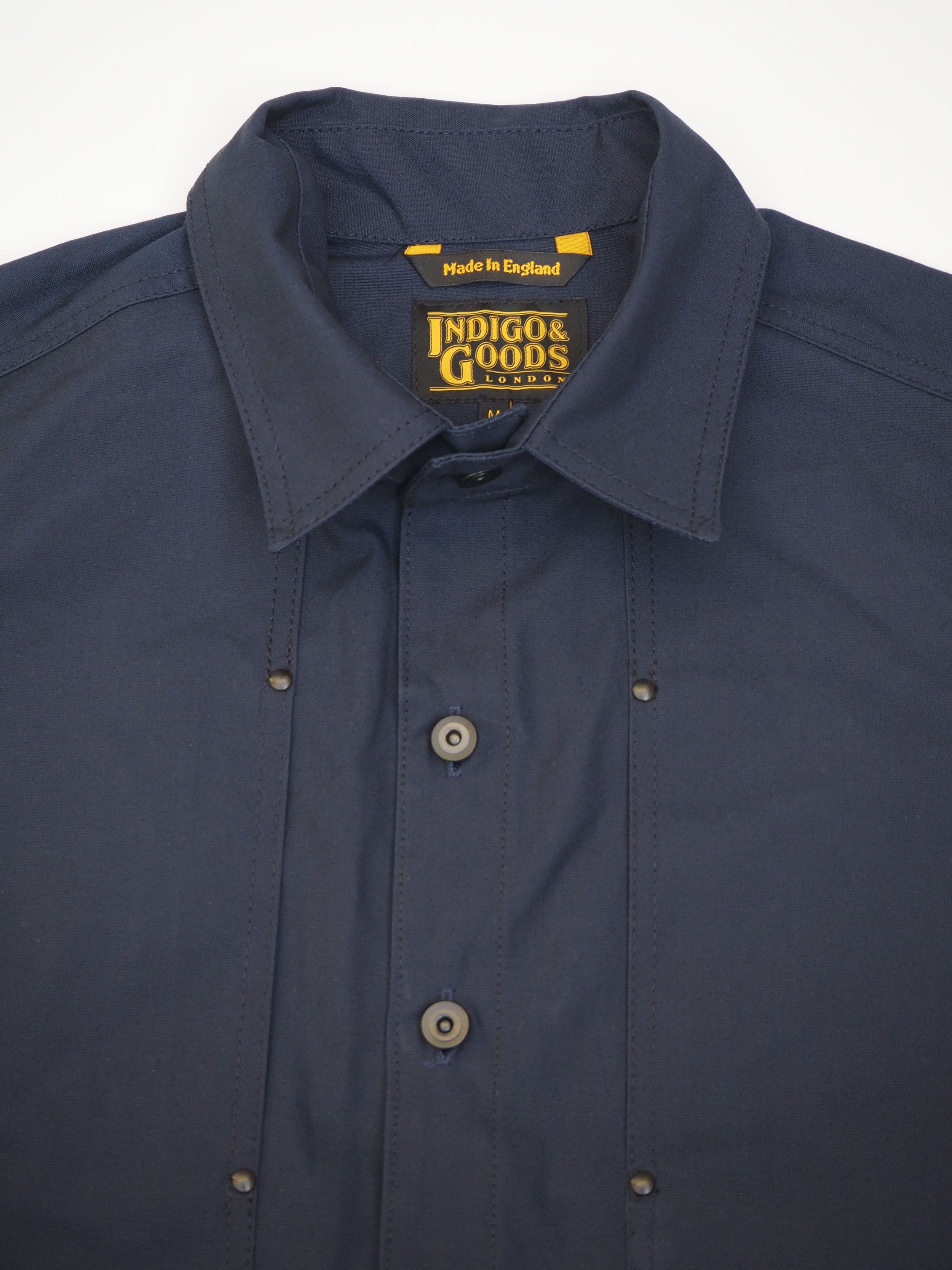 English Terrace Overshirt - Bullet Cloth Navy