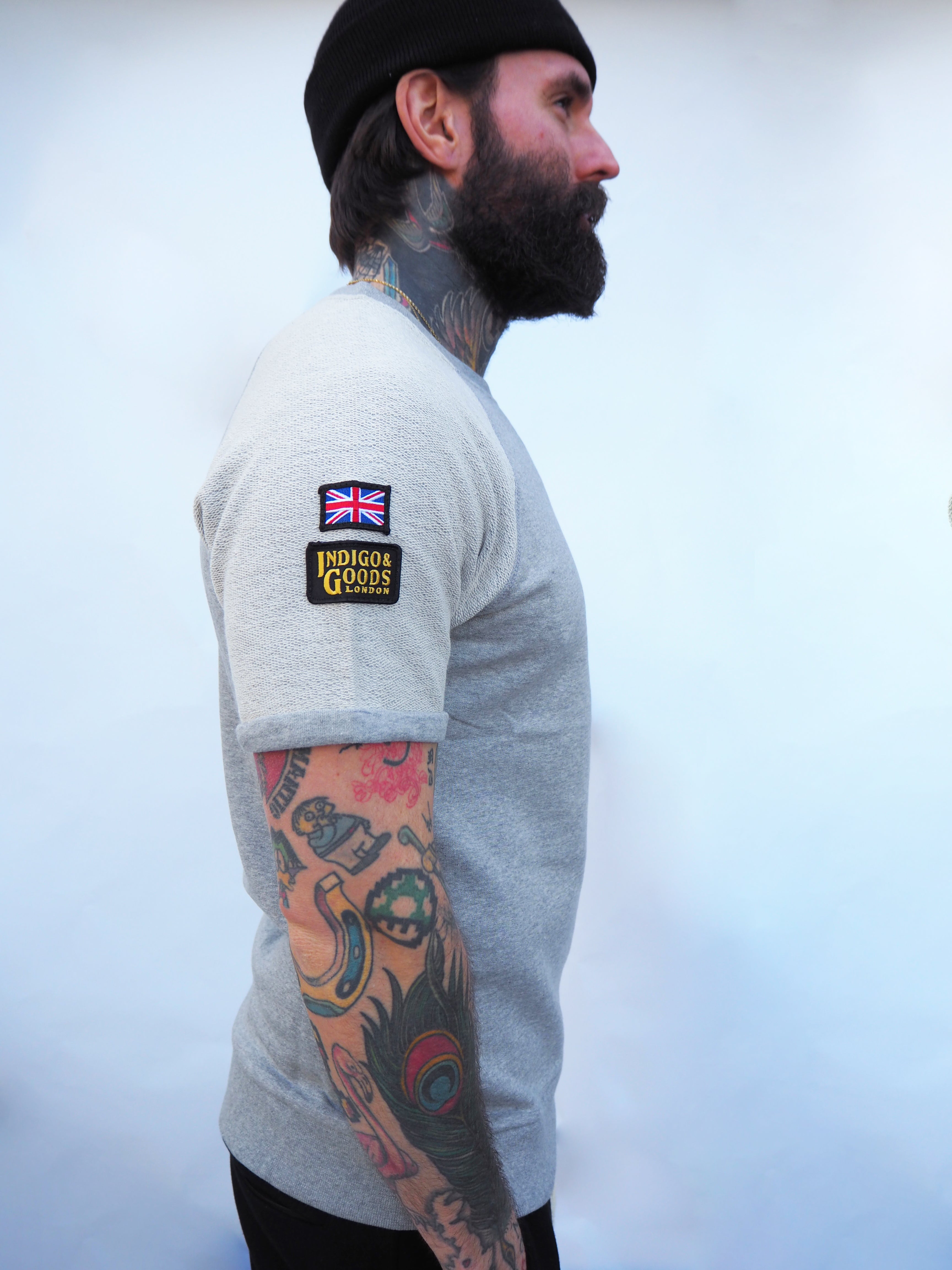 SCORPION GYM Blocked Tee Grey - Patches