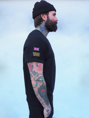 SCORPION GYM Blocked Tee Black - Patches