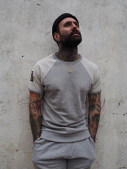 SCORPION GYM Blocked Tee Grey - Patches