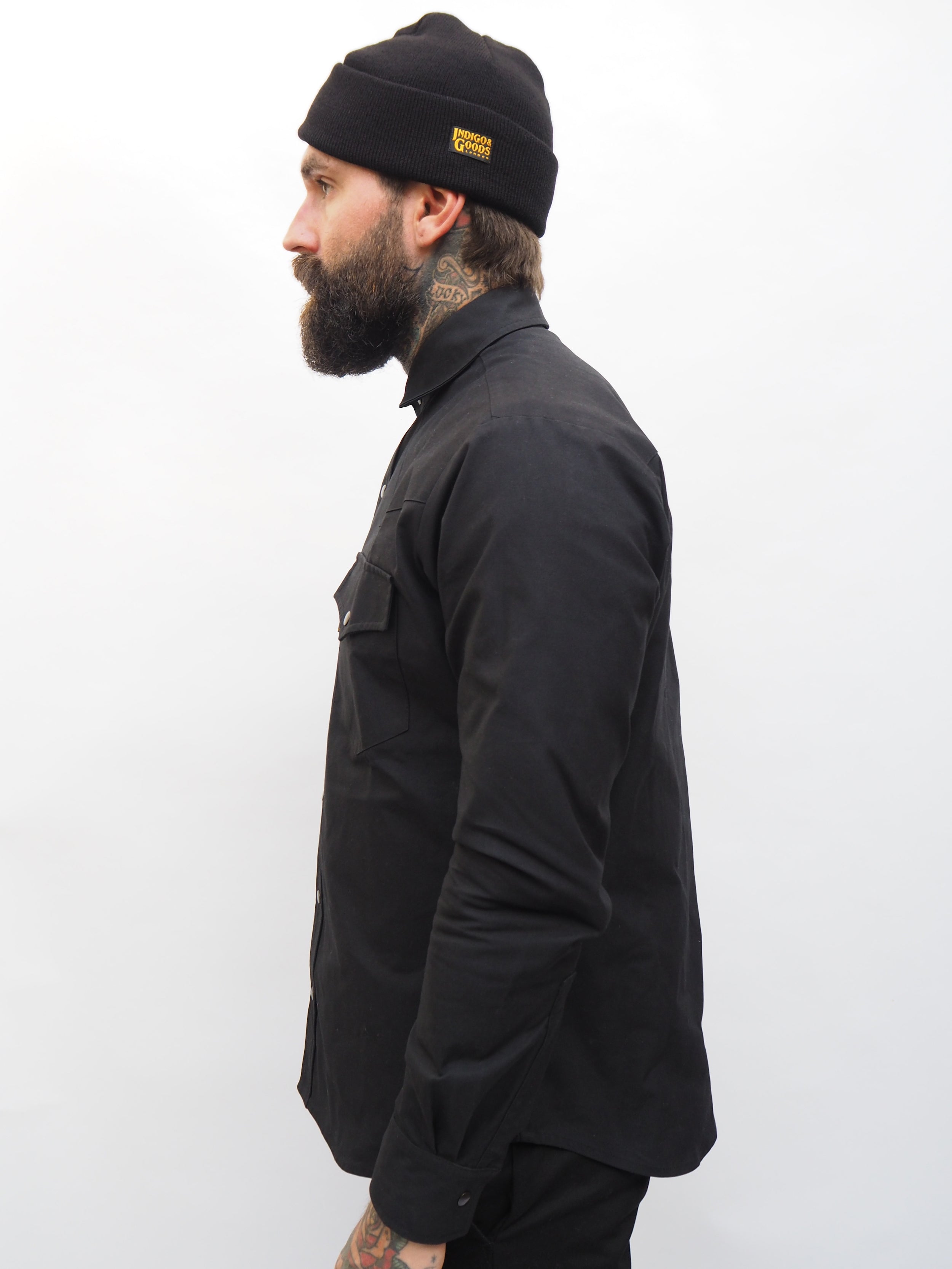 Western Shirt - Bullet Cloth Black