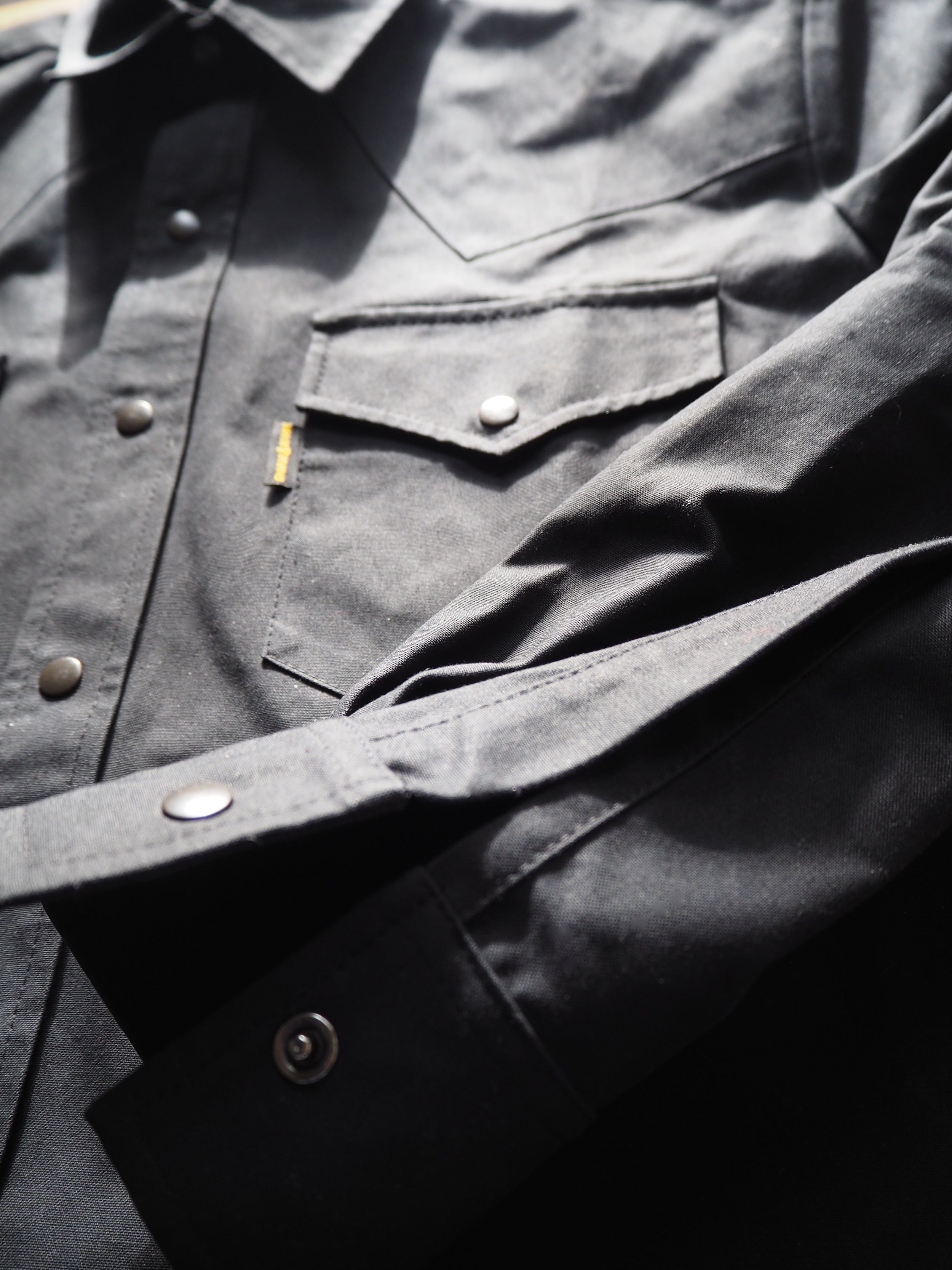 Western Shirt - Bullet Cloth Black